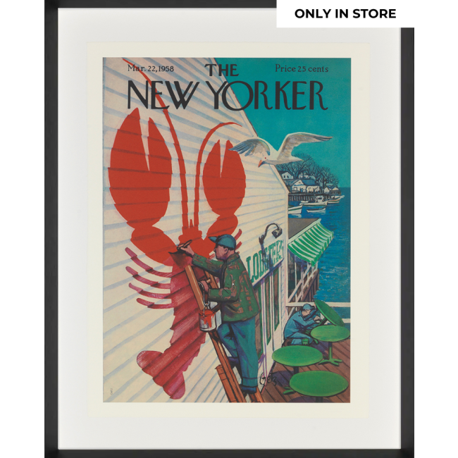 NEW YORKER COVERS | New Yorker | Print met lijst | Getz-Lobster | Only in Store