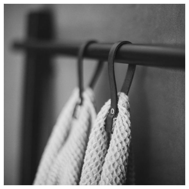 NORDAN HOME | Nordan Home | Magnetische handdoeklus | Zwart | Set van 2