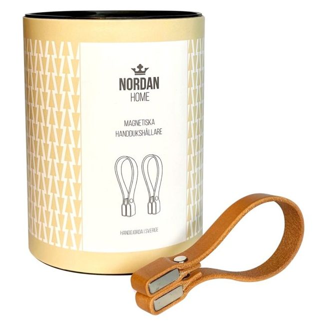 NORDAN HOME | Nordan Home | Magnetische handdoeklus | Cognac | Set van 2