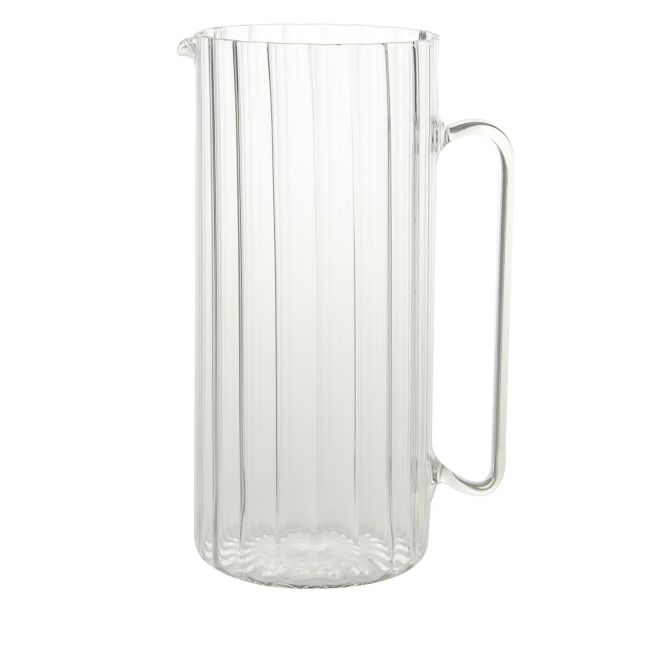 MURANO GLASS | Murano Glass | Serlio | Geribbelde Karaf | Transparant