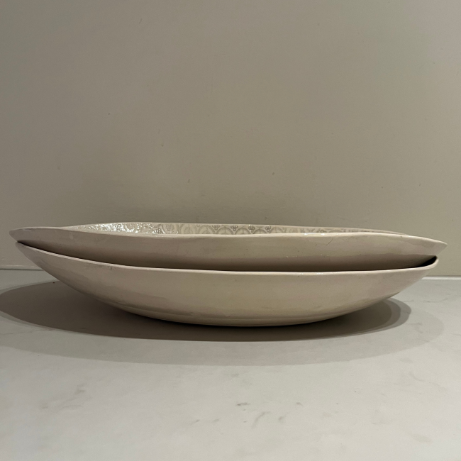 WONKI WARE | Wonki Ware | Schaal Etoscha L | Warm Grey