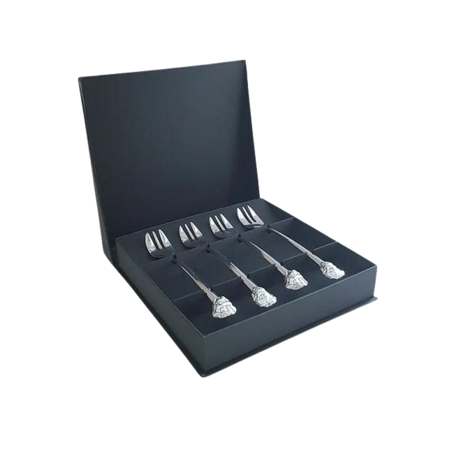 ANOVI | Anovi | Set van 4 | Oester vorkjes | Zilver