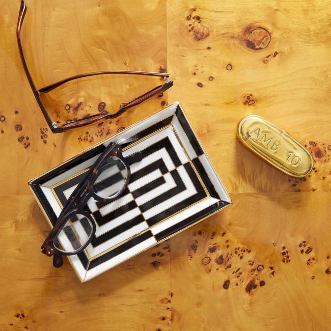 JONATHAN ADLER  | Jonathan Adler | Op Art Rectangle Tray