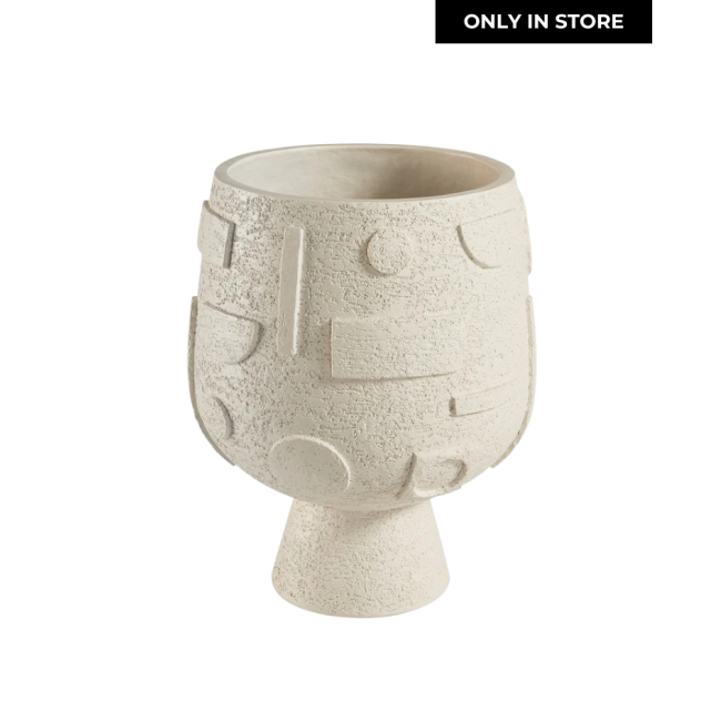 JONATHAN ADLER | Jonathan Adler | Osaka Puzzle Concrete Planter | ONLY IN STORE