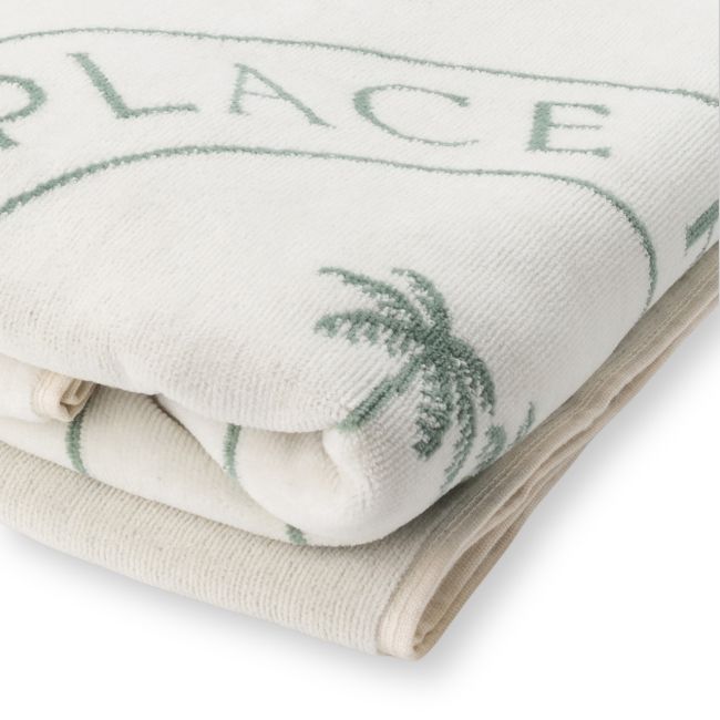 PLACE RESERVEE | Place Reservee | Strandlaken | The Club | Ecru/Eucalyptus
