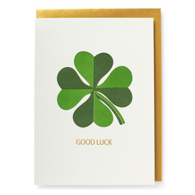 ARCHIVIST | Archivist | Wenskaart | Good Luck Clover