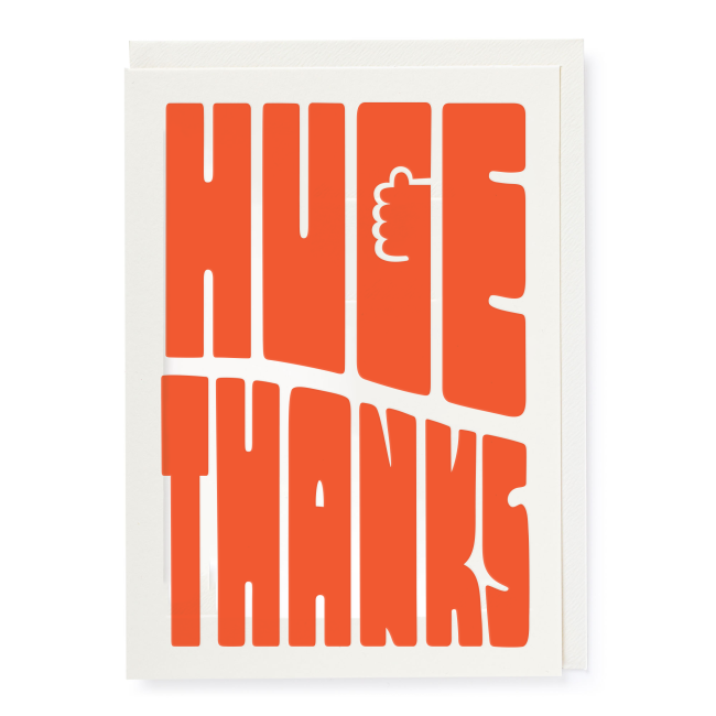 ARCHIVIST | Archivist | Wenskaart | Huge Thanks