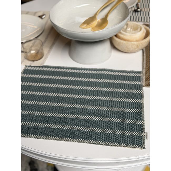 VORSPAGET HOME | Vorspaget Home | Placemat | Outdoor Riga Caspian | Blauw