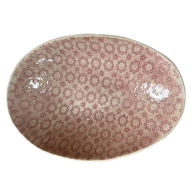 WONKI WARE | Wonki Ware | Schaal Ovaal L | Pink