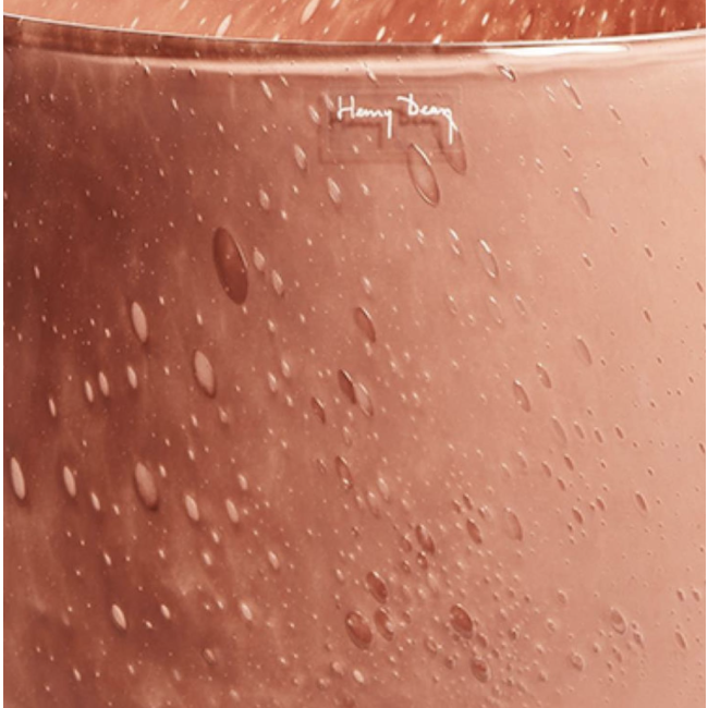 HENRY DEAN | Henry Dean | Waxinelichthouder | H. Mary | Salmon Bubbles | V.Cilinder