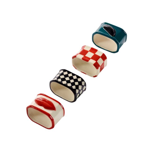 SERAX | Serax | Servetringen | Set van 4