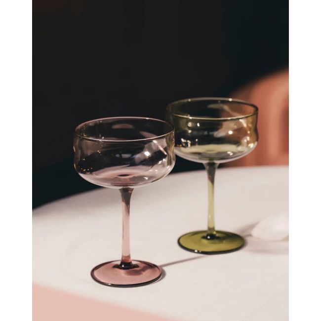 PAVEAU | Paveau | Set van 2 Coupe Glazen | Swirl | Silt | Bordeaux