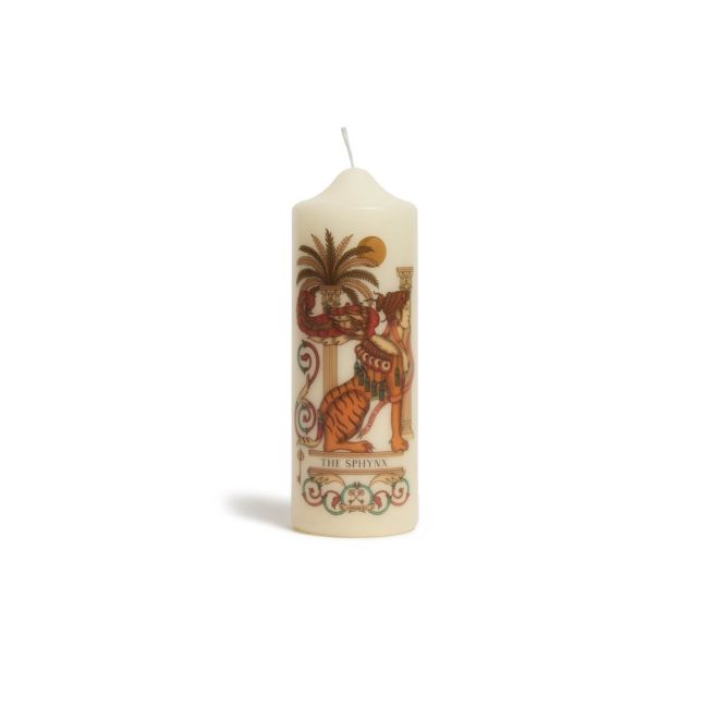 LA DOUBLE J | La Double J | Printed Pillar Candle | The Sphinx