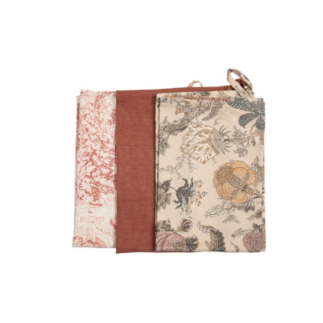 BORGO DELLE TOVAGLIE | Borgo Delle Tovaglie | Set van 3 Luxe Theedoeken | Toni Del Rosa