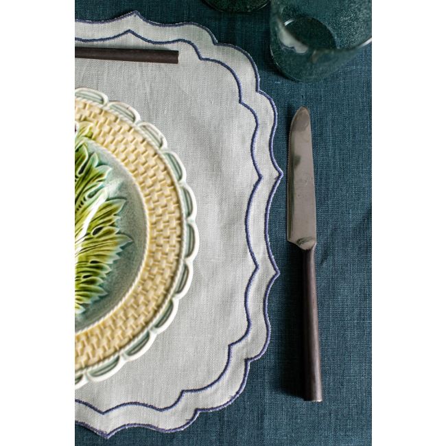 BORGO DELLE TOVAGLIE | Borgo Delle Tovaglie | Firenze Placemat | Ghiaccio & Delfino