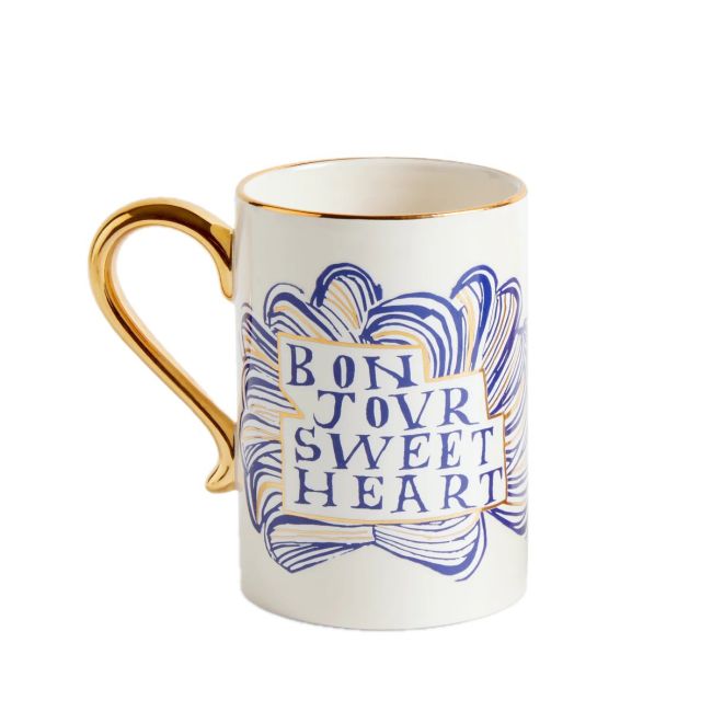 L'OBJET | L'objet | Ruan Hoffman Sweetheart Mug | Gold & White