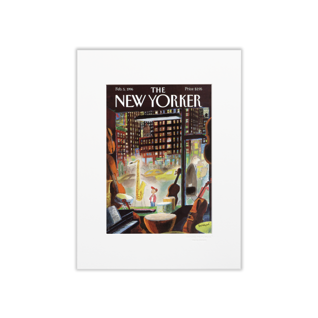 IMAGE REPUBLIC | Image Republic | Poster | The New Yorker | The Boy Saxophone