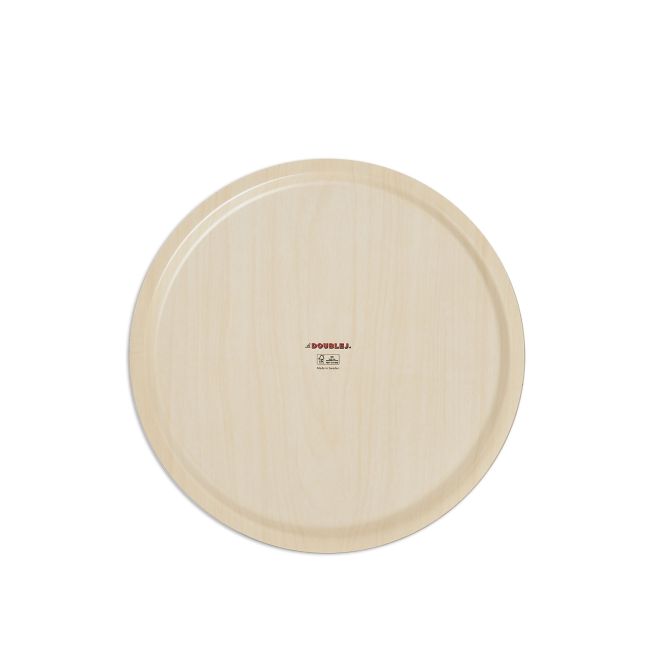 LA DOUBLE J  | La Double J | Round Printed Tray | Cherries Avorio