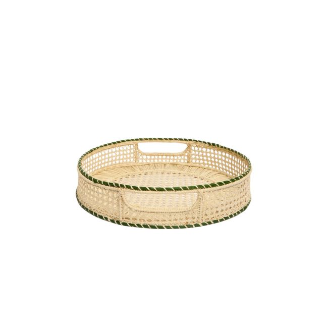 LA DOUBLE J | La Double J | Raffia Tray | Green