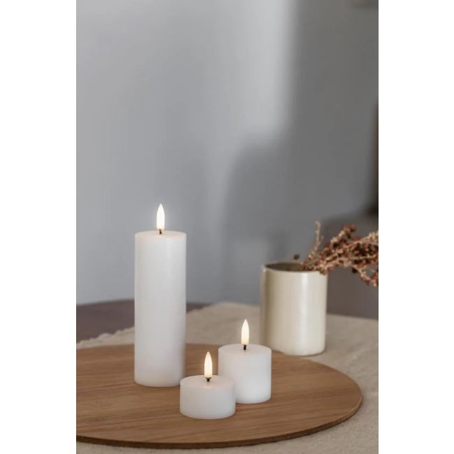 VORSPAGET HOME | LED Rustieke Kaars | Wit | M