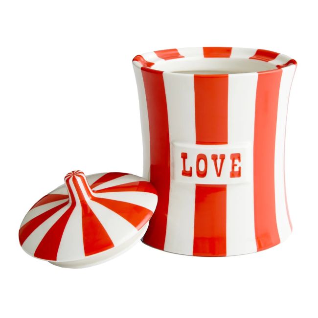 JONATHAN ADLER  | Jonathan Adler | Vice Love Canister | Rood