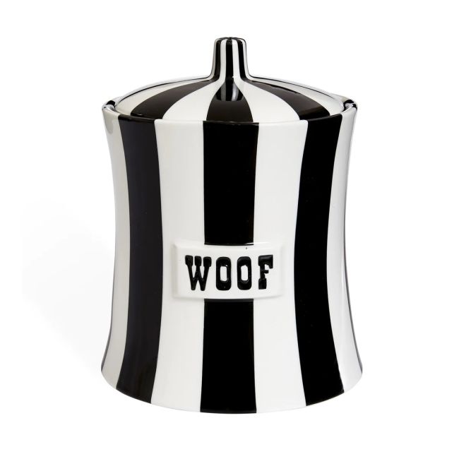 JONATHAN ADLER  | Jonathan Adler | Vice Woof Canister | Zwart