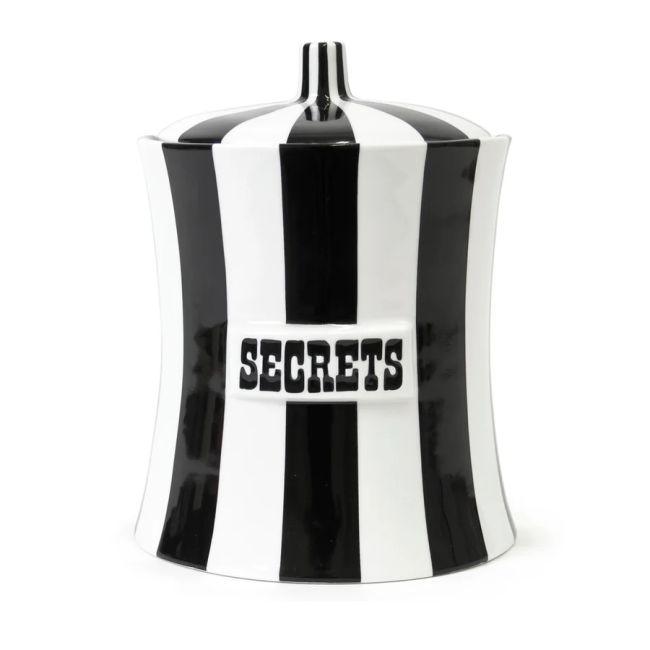 JONATHAN ADLER | Jonathan Adler | Vice Secrets Canister | Zwart