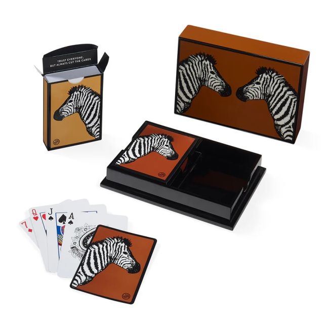 JONATHAN ADLER | Jonathan Adler | Zebra Lacquer Card Set