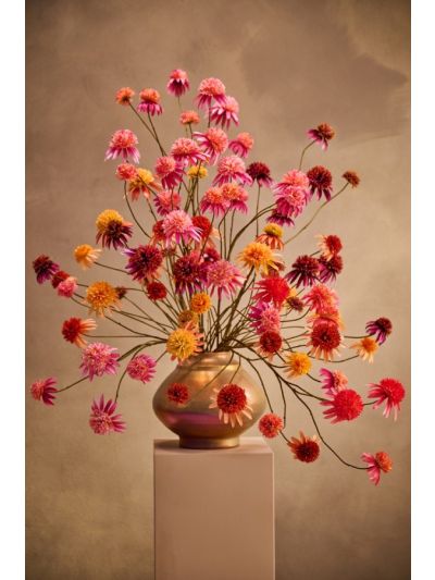 Silk-ka Rudbeckia Tak Oranje/Rood 90cm - Vorspaget Home