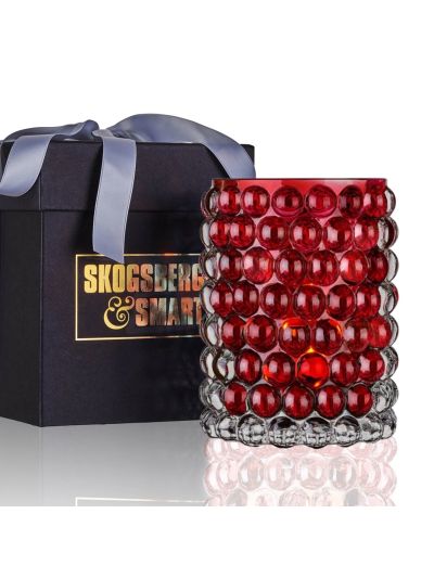 Skogsberg & Smart | Waxinelichthouder | Boule | Large | Cardinal Red