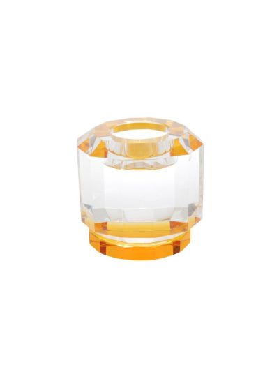 Abhika Kaarsenhouder Crissy Clear/Amber - Vorspaget Home