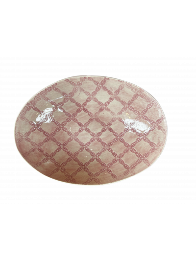 Wonki Ware | Schaal Ovaal L | Pink
