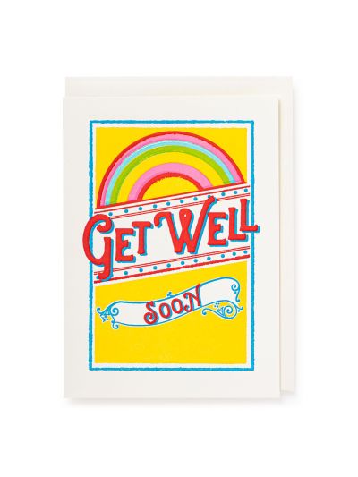 Archivist Wenskaart Get Well Rainbow - Vorspaget Home