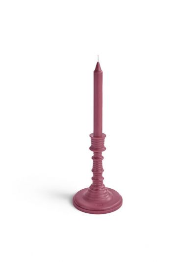 Geurkaars Loewe beetroot wax candle holder