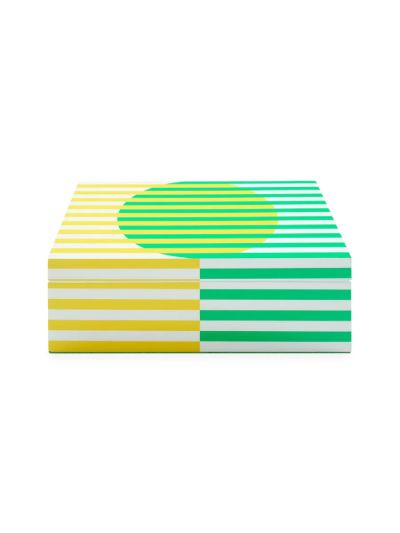 Jonathan Adler Copenhagen Lacquer Box Medium Geel/Groen - Vorspaget Home