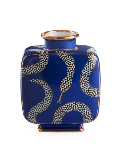 Jonathan Adler | Eden Square Vaas | Blauw