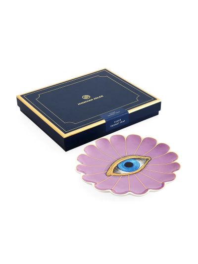 Jonathan Adler | Fleur Tray | Paars/blauw
