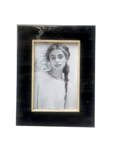 Fotolijst Sophia | Hoorn | Zwart/wit | 20x30cm