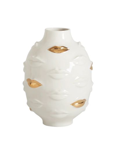 Jonathan Adler Gilded Muse Gala Round Vase