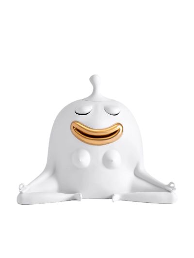 L'objet | Haas Meditator Incense Burner | White&Gold | Vorspaget Home
