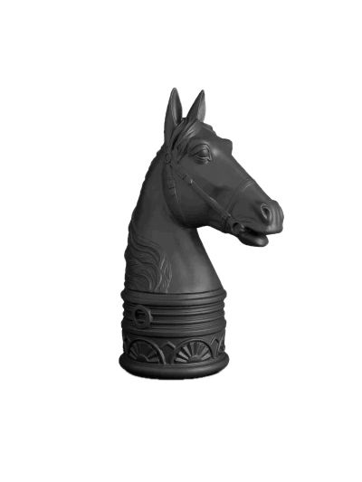 L'objet | Horse Bookend |Black | Vorspaget Home