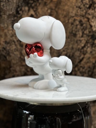 Leblon Delienne | Snoopy Heart | Wit/Rood | Vorspaget Home