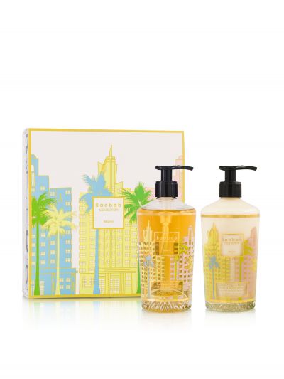 Baobab Collection Miami Hand Wash Gel + Body & Hand Lotion - Gift Box