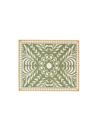 La Double J | Set van 2 placemats | Herringbone | Light Green