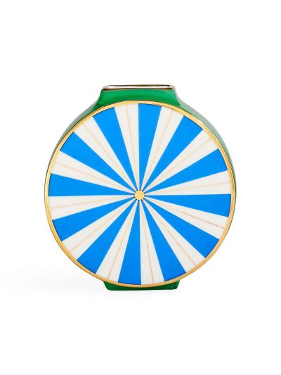 Jonathan Adler | Portofino Circle Vase | Blauw/Groen | Vorspaget Home