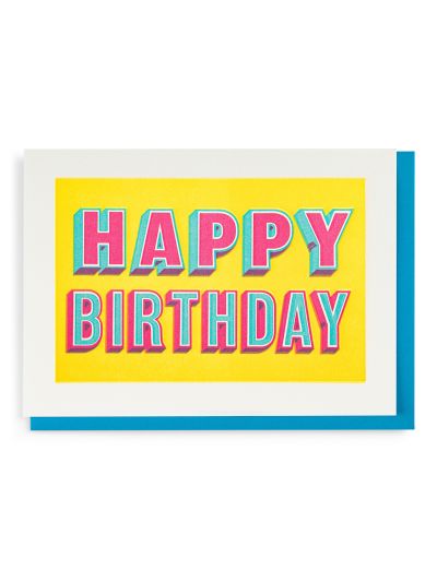 Archivist | Wenskaart | Happy Birthday Type | Vorspaget Home