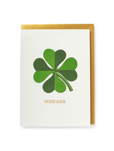Archivist | Wenskaart | Good Luck Clover | Vorspaget Home 