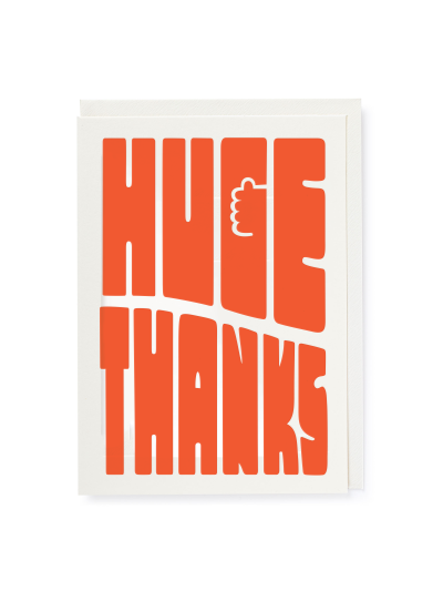 Archivist | Wenskaart | Huge Thanks | Vorspaget Home
