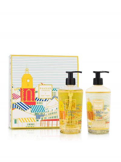 Baobab Collection Saint-Tropez Hand Wash Gel + Body & Hand Lotion - Gift Box
