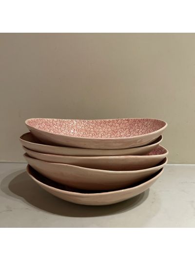 Wonki Ware | Schaal Ovaal L | Pink